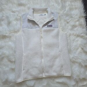 Vineyard Vines  Off-White Fleece Vest